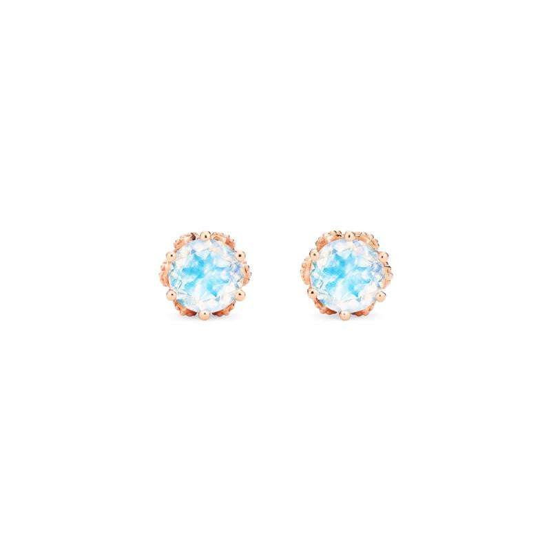 [Eden] Petite Floral Earrings in Moonstone Earrings michelliafinejewelry   