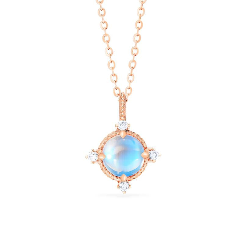 Stella  Aura of Galaxy Necklace in Moonstone – Michellia Fine Jewelry