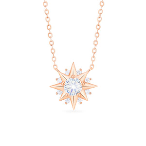 [Astra] Starlight Necklace in Moissanite Necklace michelliafinejewelry   