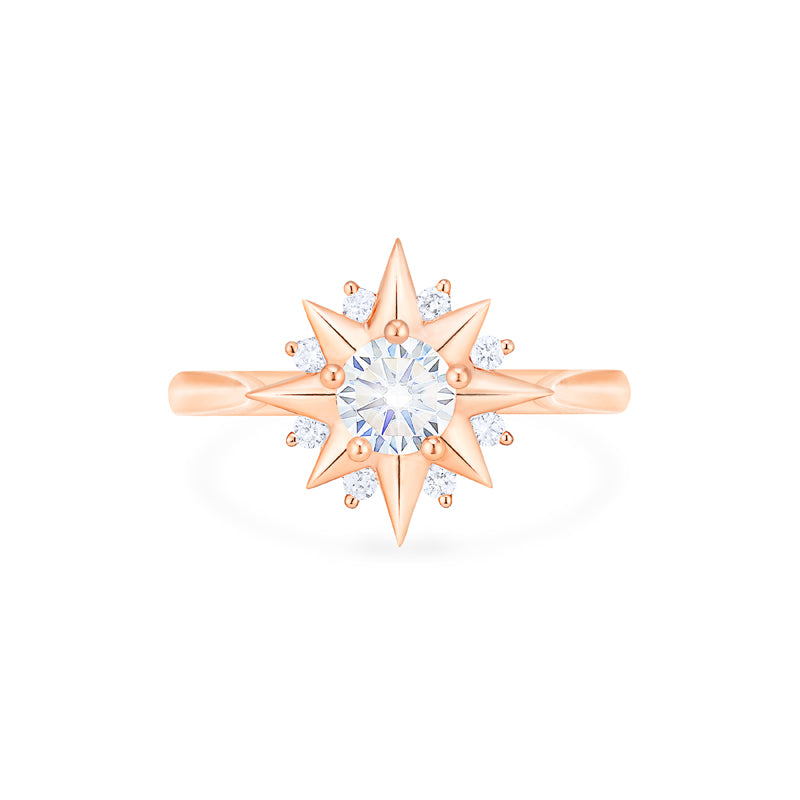 [Astra] Starlight Engagement Ring in Diamond / Moissanite Women's Ring michelliafinejewelry   