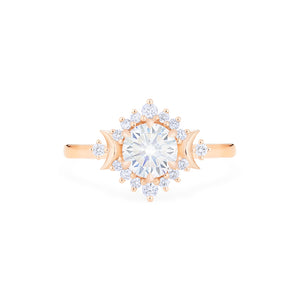 [Selene] Moon Goddess Ring in Moissanite / Diamond Women's Ring michelliafinejewelry   