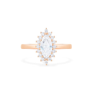 [Helena] Vintage Bloom Marquise Cut Ring in Moissanite / Diamond Women's Ring michelliafinejewelry   