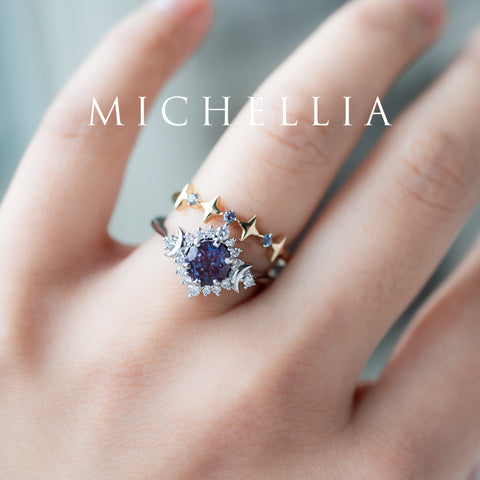 [Etoile] Wandering Star Wedding Band Wedding Band michelliafinejewelry   