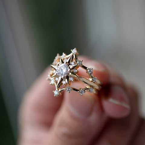 [Ether] Wanderlust Diamond Wedding Band Wedding Band michelliafinejewelry