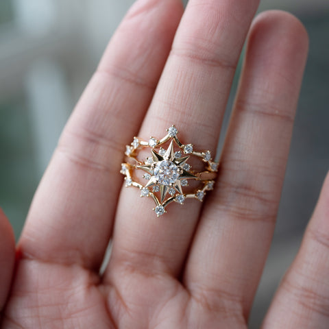 [Ether] Wanderlust Diamond Wedding Band Wedding Band michelliafinejewelry