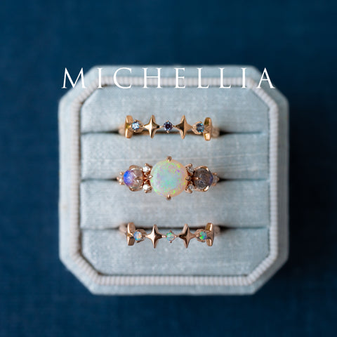 [Etoile] Ready-to-Ship Wandering Star Alexandrite Wedding Band Wedding Band michelliafinejewelry