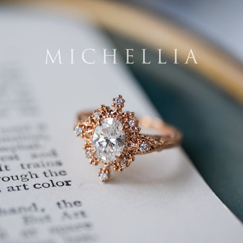 [Marietta] IGI Certified Belle Époque 1.20 ct Oval Diamond Engagement Ring, One-of-A-Kind & Ready-to-Ship Women's Ring michelliafinejewelry
