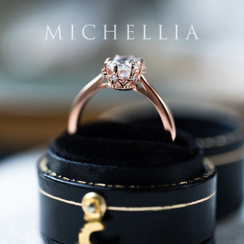 [Cassandra] IGI Certified 1.20 ct Oval Brilliant Diamond Vintage Crown Engagement Ring, One of A Kind & Ready-to-Ship