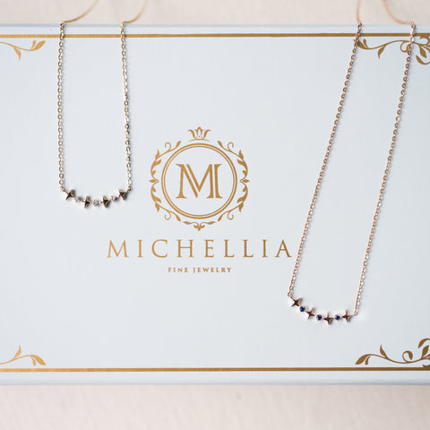 [Etoile] Ready-to-Ship Wandering Star Diamond Necklace Necklace michelliafinejewelry