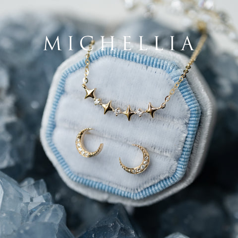 [Etoile] Ready-to-Ship Wandering Star Diamond Necklace Necklace michelliafinejewelry