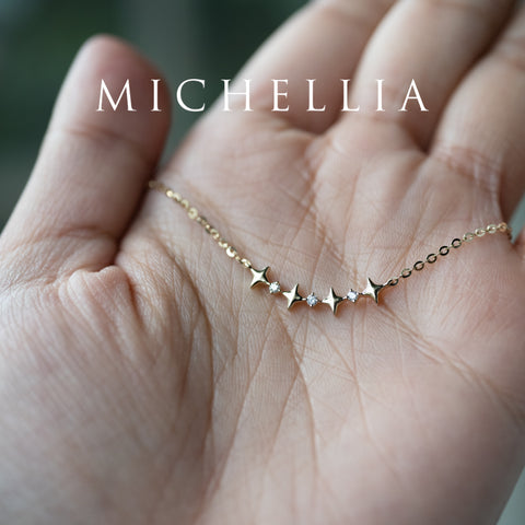[Etoile] Ready-to-Ship Wandering Star Diamond Necklace Necklace michelliafinejewelry