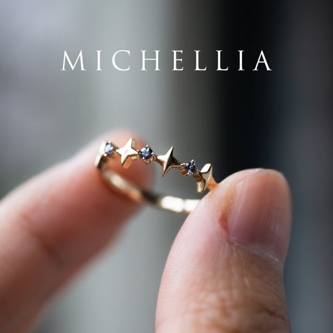 [Etoile] Wandering Star Wedding Band Wedding Band michelliafinejewelry