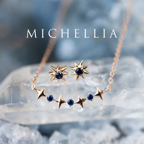 [Divina] Diamond Wandering Star Solid Gold Earrings Earrings michelliafinejewelry