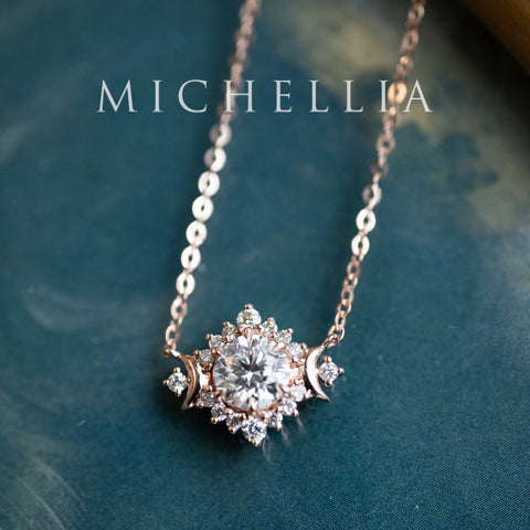 [Selene] Limited Edition Moon Goddess IGI Certified Diamond Necklace