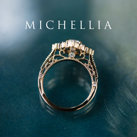 [Henrietta] IGI Certified Diamond Belle Époque Vintage Engagement Ring, One of A Kind & Ready-to-Ship Women's Ring michelliafinejewelry