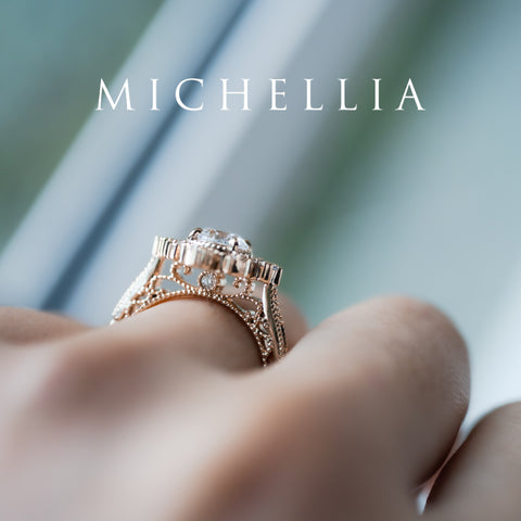 [Henrietta] IGI Certified Diamond Belle Époque Vintage Engagement Ring, One of A Kind & Ready-to-Ship Women's Ring michelliafinejewelry