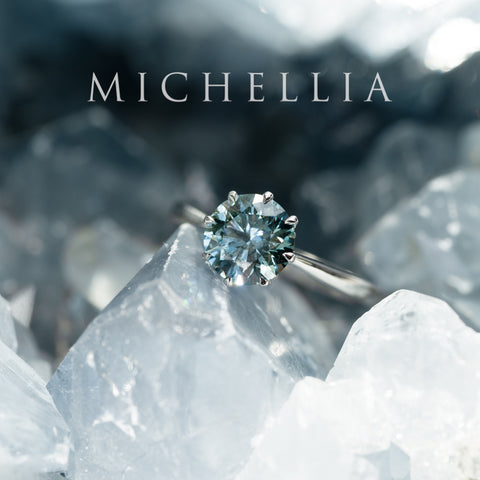 [Victoria] IGI Certified 1.29ct Mermaid Teal Blue Diamond Solitaire Engagement Ring, Platinum, One-of-A-Kind & Ready-to-Ship