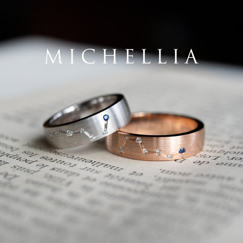 [Osborn] Men's Big Dipper Constellation Band Men's Band Michellia Fine Jewelry   