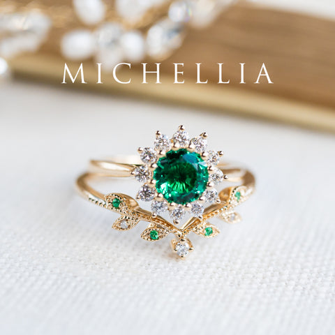 [Florence] Vintage Leaf Band Wedding Band michelliafinejewelry   