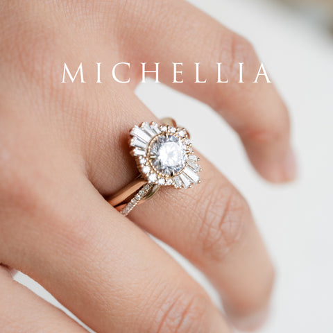 [Georgiana] Vintage Deco Duchess Ring in Lab Alexandrite Women's Ring michelliafinejewelry   
