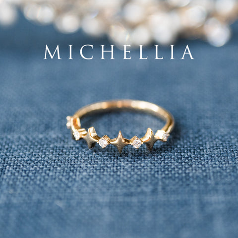 [Etoile] Wandering Star Wedding Band Wedding Band michelliafinejewelry   