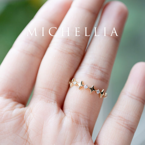 [Etoile] Wandering Star Wedding Band Wedding Band michelliafinejewelry   