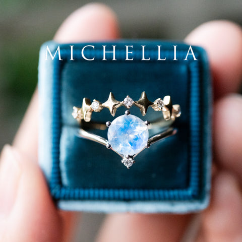 [Etoile] Wandering Star Wedding Band Wedding Band michelliafinejewelry   