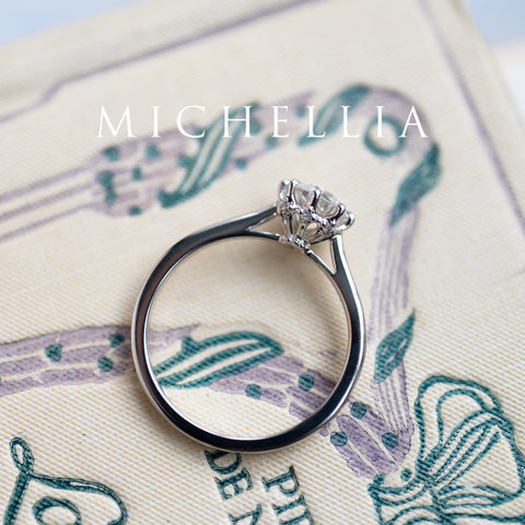 [Victoria] Classic Crown Solitaire Engagement Ring in Diamond / Moissanite Women's Ring michelliafinejewelry