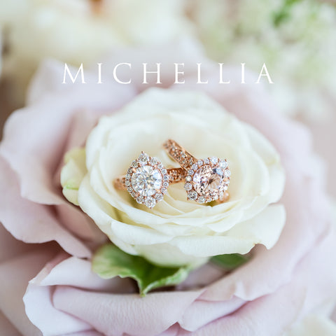 [Ophelia] Rococo Opulence Engagement Ring in Diamond / Moissanite Women's Ring michelliafinejewelry   