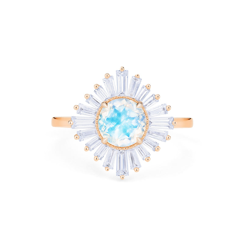 [Artemis] Ready-to-Ship Vintage Deco Goddess Ring in Moonstone Women's Ring michelliafinejewelry   