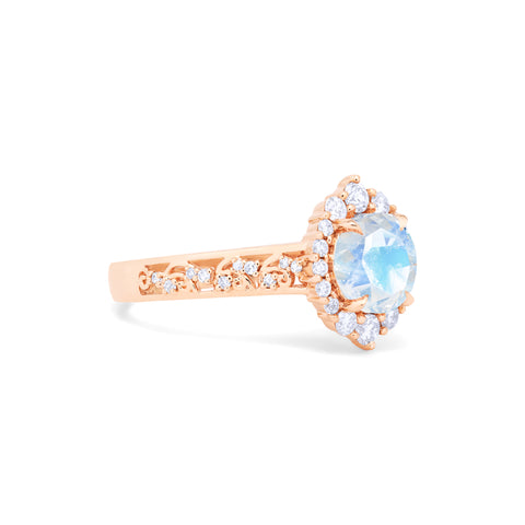 Ophelia | Rococo Opulence Engagement Ring in Moonstone – Michellia Fine ...