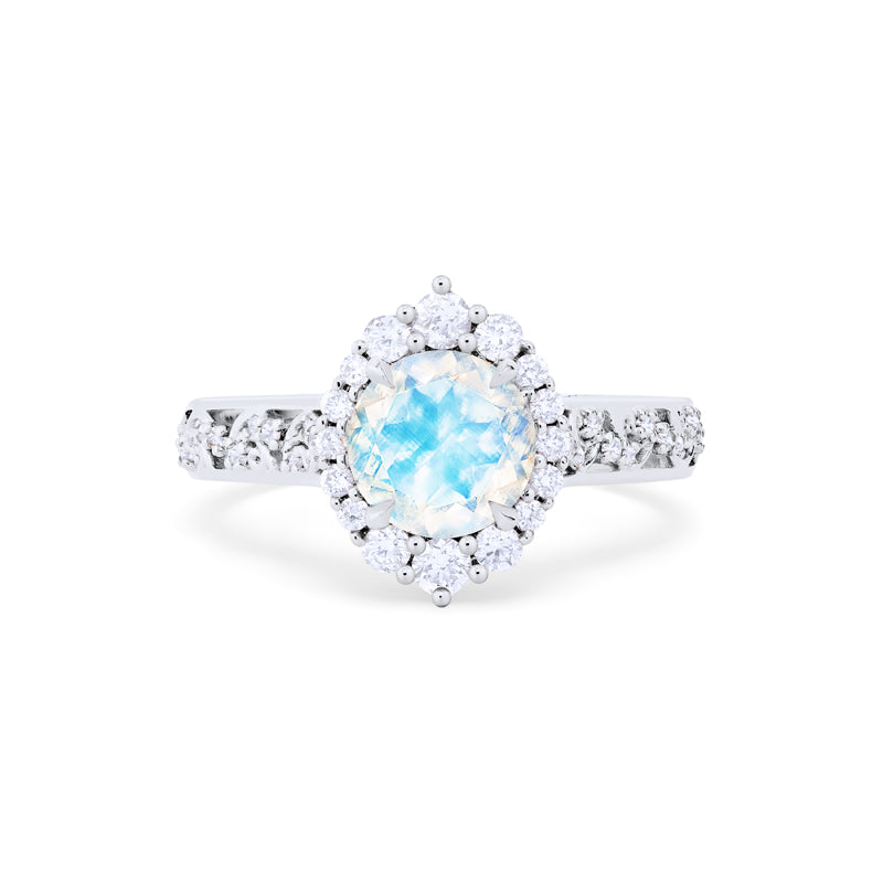Ophelia Rococo Opulence Engagement Ring in Moonstone Michellia Fine