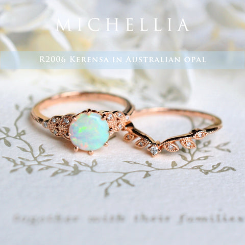 [Australian Opal Upgrade] Center Stone Upgrade - Australian Opal Add on Michellia Fine Jewelry   