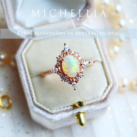 [Australian Opal Upgrade] Center Stone Upgrade - Australian Opal Add on Michellia Fine Jewelry   