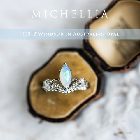 [Australian Opal Upgrade] Center Stone Upgrade - Australian Opal Add on Michellia Fine Jewelry   