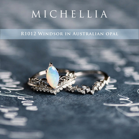 [Australian Opal Upgrade] Center Stone Upgrade - Australian Opal Add on Michellia Fine Jewelry   