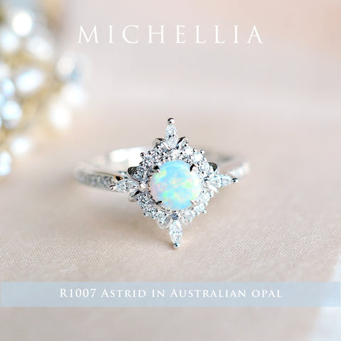 [Australian Opal Upgrade] Center Stone Upgrade - Australian Opal Add on Michellia Fine Jewelry   