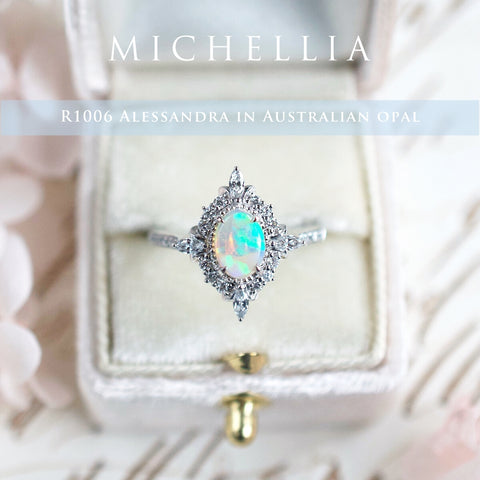 [Australian Opal Upgrade] Center Stone Upgrade - Australian Opal Add on Michellia Fine Jewelry   