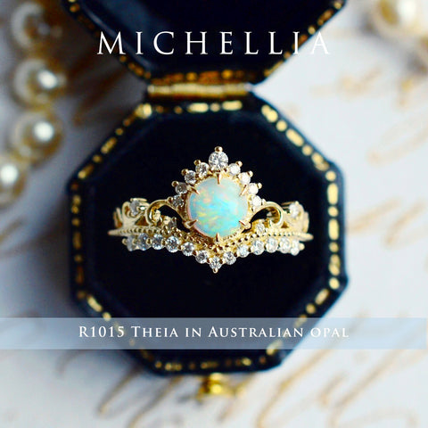 [Australian Opal Upgrade] Center Stone Upgrade - Australian Opal Add on Michellia Fine Jewelry   