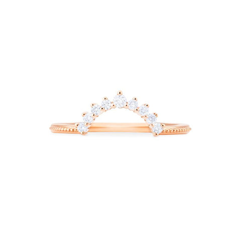 [Luna] Crescent Moon Ring in Australian Opal Women's Ring michelliafinejewelry   