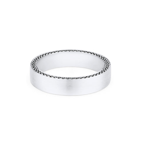 [Elio] Men's Eternity Diamond Band, 5mm Men's Band Michellia Fine Jewelry   