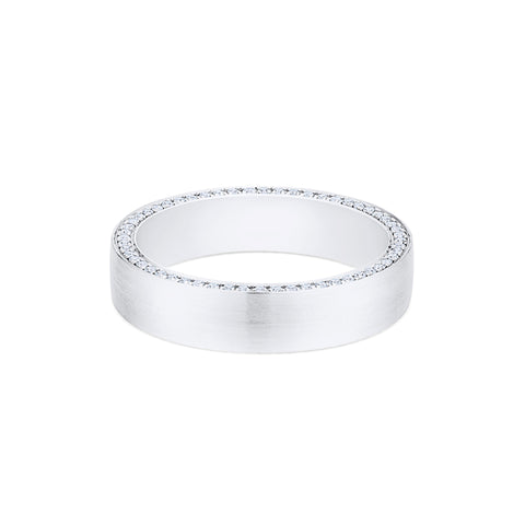 [Elio] Men's Eternity Diamond Band, 5mm Men's Band Michellia Fine Jewelry   