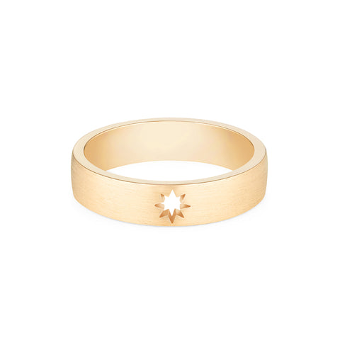 [Alexis] Men's Starlight Wedding Band Men's Band Michellia Fine Jewelry