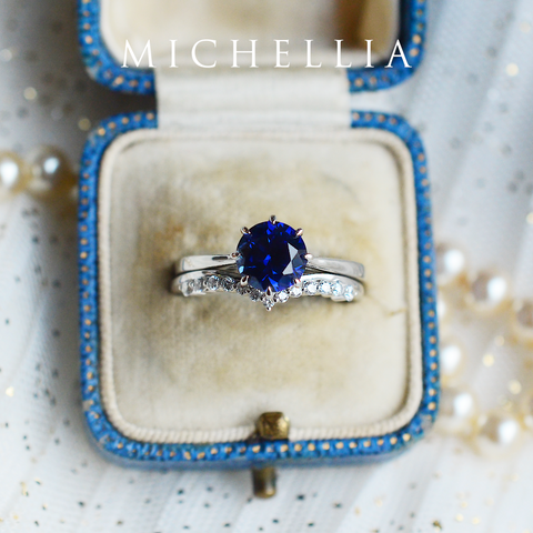 [Gracie] 11-Diamond Curved Band Wedding Band michelliafinejewelry   