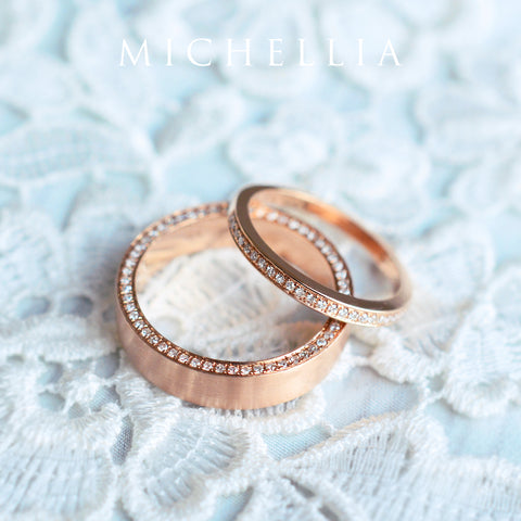 [Elio] Men's Eternity Diamond Band, 5mm Men's Band Michellia Fine Jewelry   