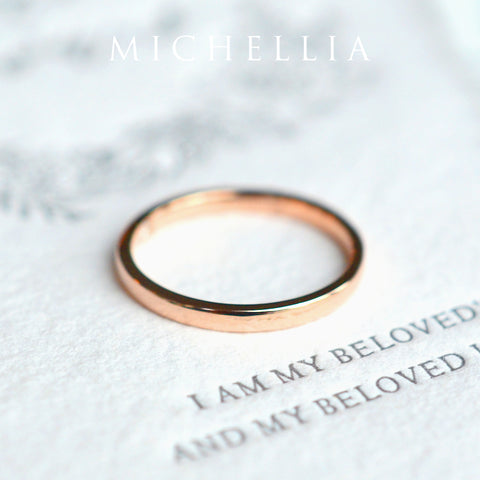 [Destiny] Petite Classic Simple Band, 1.5mm Wedding Band michelliafinejewelry   