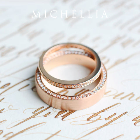 [Ella] Modern Classic Eternity Diamond Band Wedding Band michelliafinejewelry   