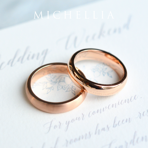 [Chance] Men's Classic Comfort Fit Band, 5mm Men's Band Michellia Fine Jewelry   