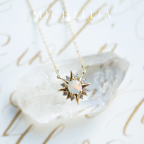 [Astra] Starlight Ring in Australian Opal Women's Ring michelliafinejewelry   