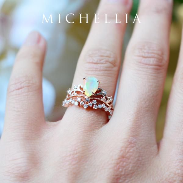 Aurelia Stardust Diamond Band Michellia Fine Jewelry